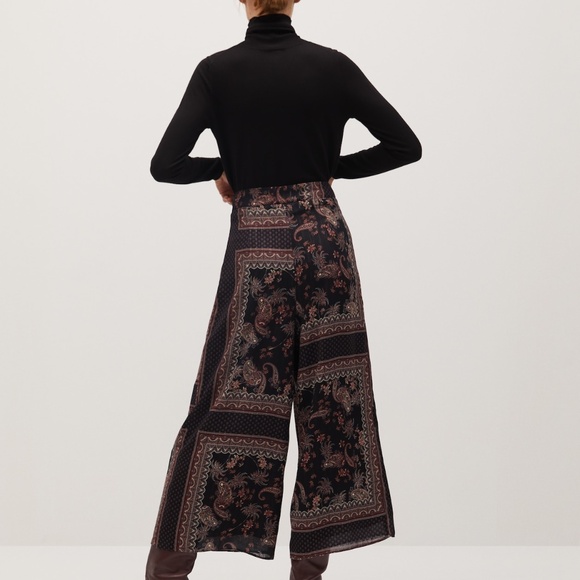 Flowy paisley printed trousers - Picture 5 of 7